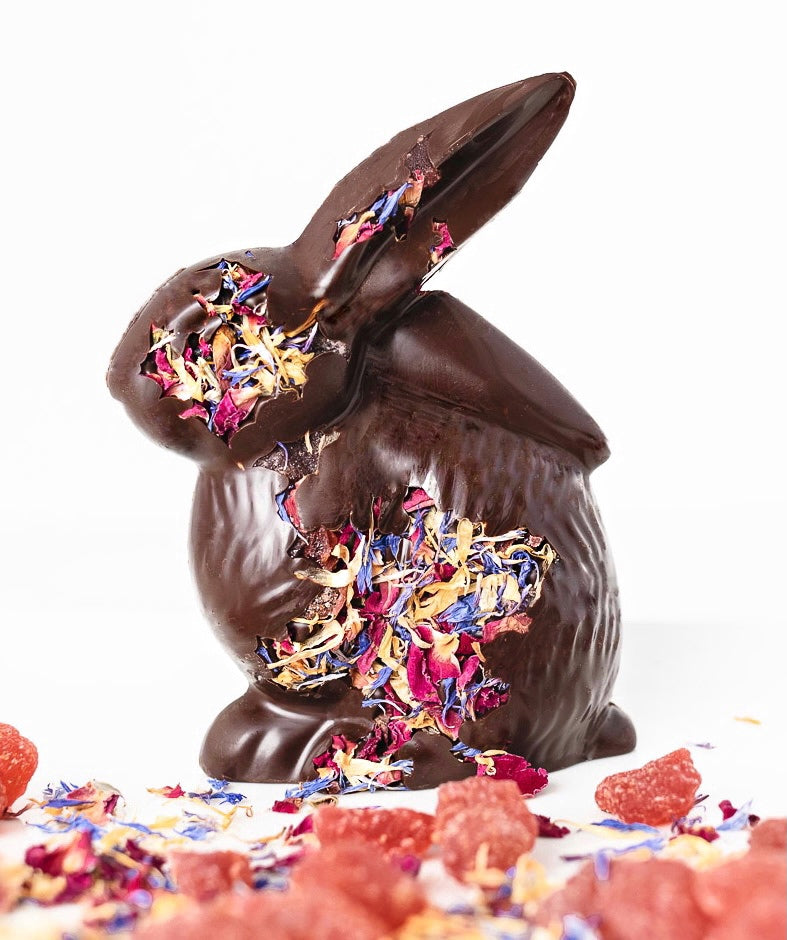 Organic Wildflower Strawberry Shy Bunny