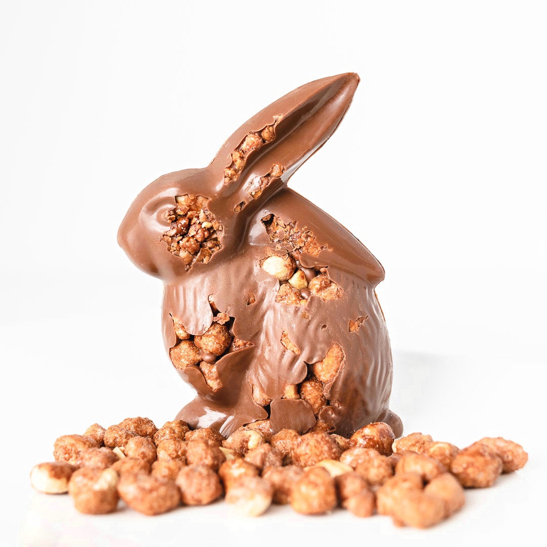 Milk Chocolate Butter Toffee Shy Bunny